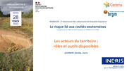 2-1 Les acteurs du territoire - Responsabilités et Outils (Ineris)