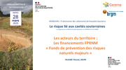 2-2 Les acteurs du territoire - Financements FPRNM (DGPR)
