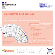 Agir concrètement avec le recueil d'animations