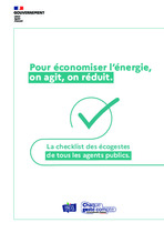 Livret Checklist des écogestes agents page