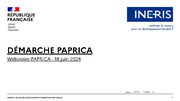1-Ineris webinaire PAPRICA - démarche