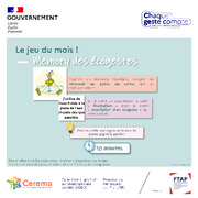 Le jeu du mois : Memory des écogestes