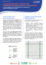 Fiche - Le plan de circulation un outil pour promouvoir les modes actifs et la qualité de vie