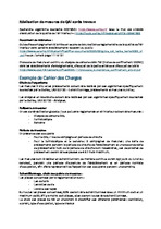 Ex CCTP mesures réglementaires