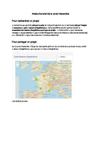 Mode d'emploi de la carte des retours d'expérience
