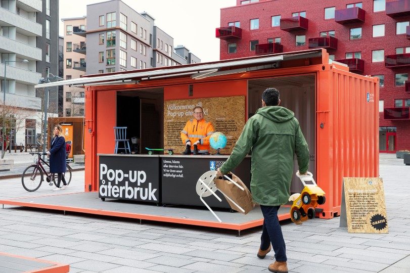 Pop-up Recycling Stockholm