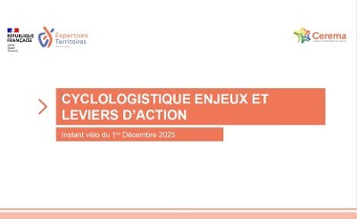8ème Instant Vélo « Cyclologistique : enjeux et leviers d'action » : le replay