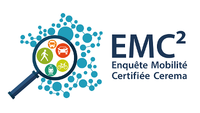 Les résultats détaillés des enquêtes mobilités certifiées Cerema EMC² disponibles sur data.gouv.fr