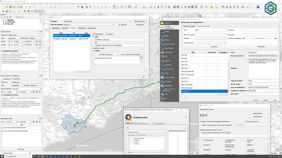 Plugin Qgis Geoplateforme