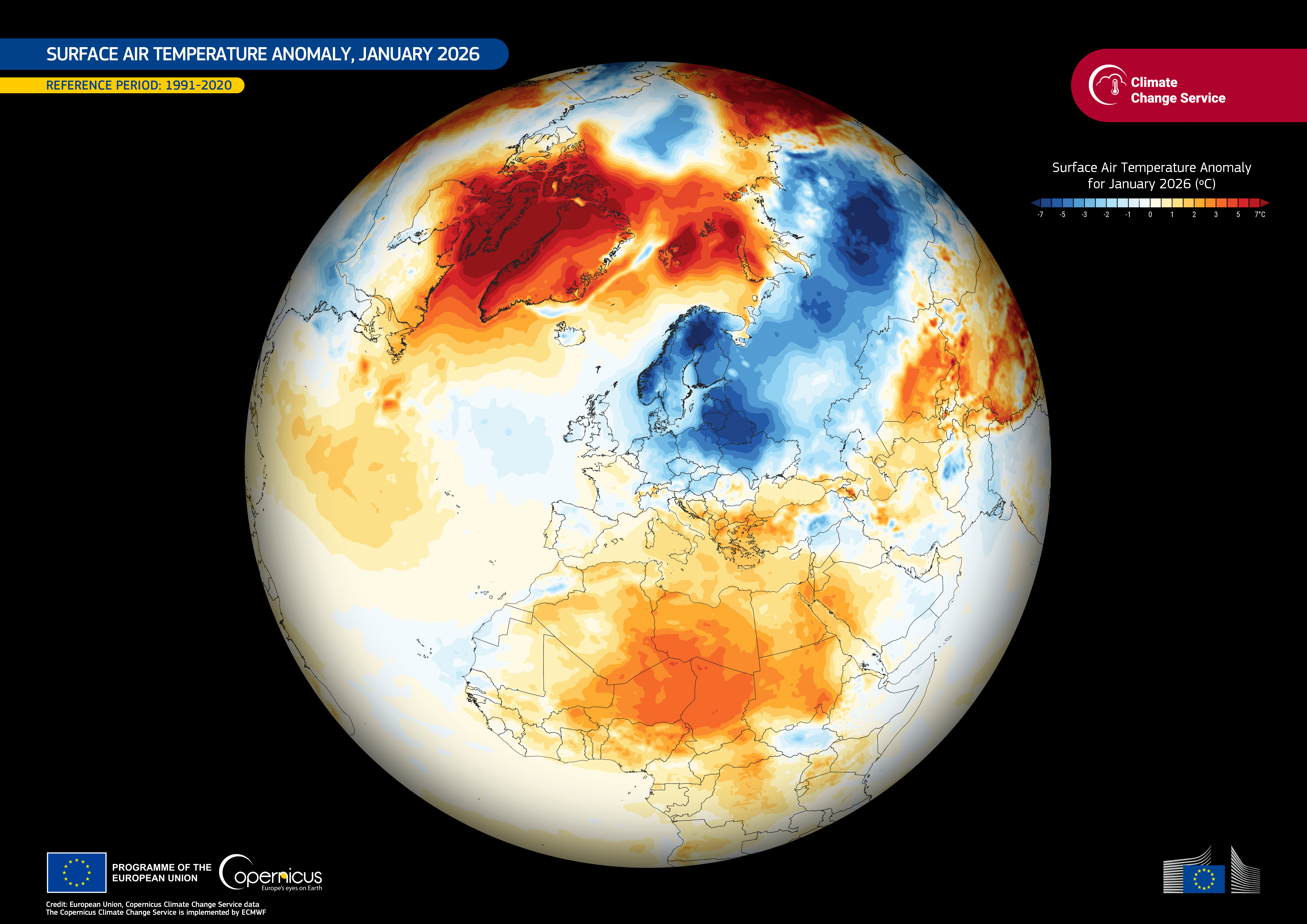 20260211 Temperature Anomaly January 2026