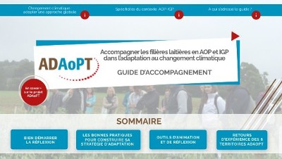 Guide d'accompagnement ADAoPT- Accompagner les filières laitières en AOP et IGP dans l'ACC