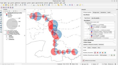 Logiciel : QMapOD plugin open source pour la carto d'enquêtes OD TC sous QGIS