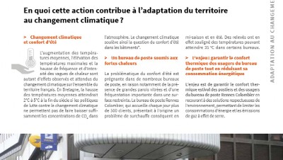 Améliorer le confort thermique estival dans un bâtiment accueillant du public