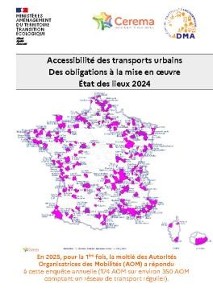 Accessibilité des transports urbains : enquête annuelle auprès des AOM
